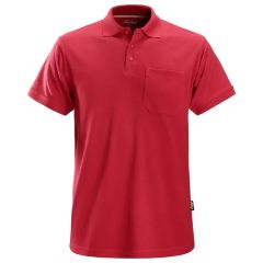 SNICKERS CLASSIC POLOSHIRT WITH POCKET CHILLI RED