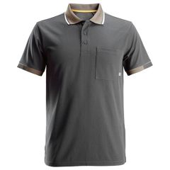 SNICKERS 37.5® SHORT SLEEVE POLO SHIRT STEEL GREY