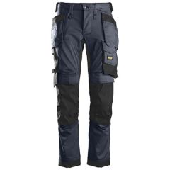 SNICKERS STRETCH HOLSTER TROUSER NAVY / BLACK X-TALL LEG