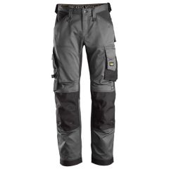 SNICKERS ALLROUND LOOSE FIT TROUSER STEEL GREY/BLACK SHORT