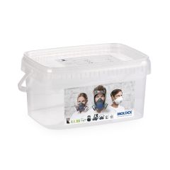 Moldex Pack of 4 Storage Containers For Half Masks