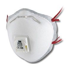 3M FFP3 VALVED MOUDED CUP RESPIRATOR (10