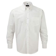 RUSSELL CLASSIC L/S SHIRT WHITE