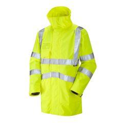 LEO CLOVELLY ISO 20471 Class 3 Breathable Executive Anorak Yellow