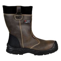 Cofra Brunico UK Brown Safety Rigger Boot