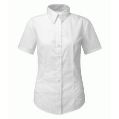 Orbit Ladies Deluxe Short Sleeved Blouse White