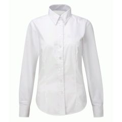 Orbit Ladies Deluxe Long Sleeved Blouse White