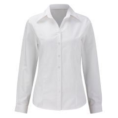 Orbit Ladies Oxford Long Sleeved Blouse White