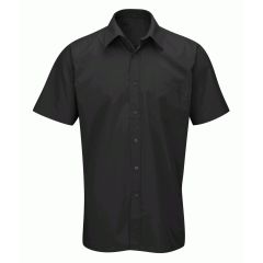 Orbit Mens Deluxe Short Sleeved Shirt Black