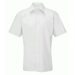 Orbit Mens Deluxe Short Sleeved Shirt White
