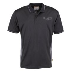 JCB Trade Black/Grey Performance Polo Shirt