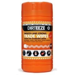 Dirteeze Smooth & Strong Wipes (80 per tub) Case of 8