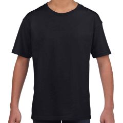 Gildan Kids Black SoftStyle® Ringspun T-Shirt