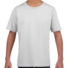 Gildan Kids White SoftStyle® Ringspun T-Shirt
