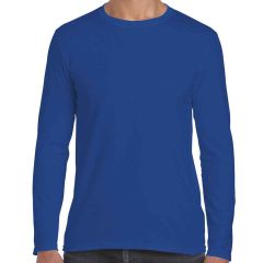 Gildan SoftStyle® Royal Blue Long Sleeve T-Shirt