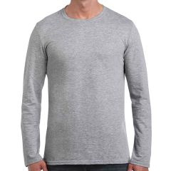 Gildan SoftStyle® Sport Grey Long Sleeve T-Shirt