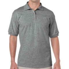Gildan DryBlend® Graphite Heather Jersey Polo Shirt