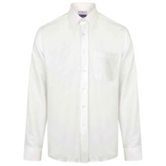 Henbury Long Sleeve Wicking Shirt White