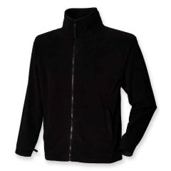Henbury Micro Fleece Jacket Black