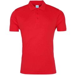 AWDis Cool Smooth Polo Shirt Fire Red 
