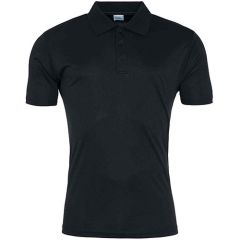 AWDis Cool Smooth Polo Shirt Jet Black