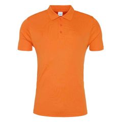 AWDis Cool Smooth Polo Shirt Orange Crush