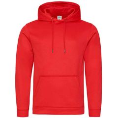 AWDis Sports Polyester Hoodie Fire Red