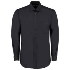 Kustom Kit Long Sleeved Shirt Black