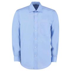 Kustom Kit Long Sleeved Shirt Light Blue