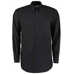 Kustom Kit Long Sleeved Shirt Black
