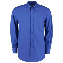Kustom Kit Long Sleeved Shirt Royal Blue