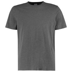 Kustom Kit Fashion Fit Cotton T-Shirt Dark Grey Marl