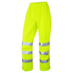 LEO HANNAFORD ISO 20471 Class 2 Breathable Women's Overtrouser Yellow