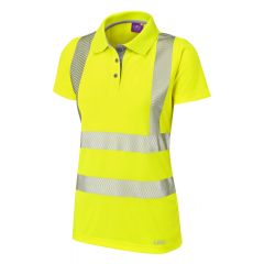 LEO PIPPACOTT ISO 20471 Class 2 Coolviz Ultra Women's Polo Shirt Yellow