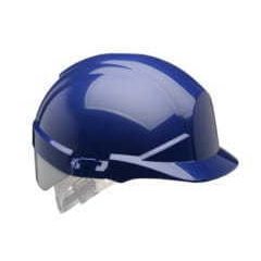 Centurion Reflex Slip Ratchet Helmet Blue/Silver Rear Flash