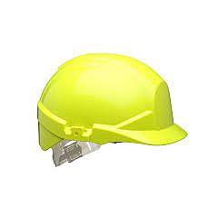 Centurion Reflex Slip Ratchet Helmet Yellow/Yellow Rear Flash