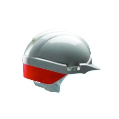 Centurion Reflex Slip Ratchet Helmet White/Orange Rear Flash