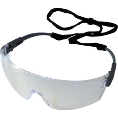 SAFETY GLASSES CLEAR WITH NECK CORD