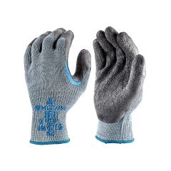 Showa 330 Reinforced Latex Grip Gloves Grey/Black