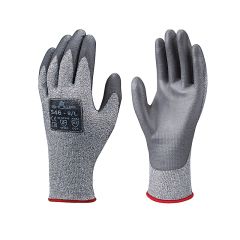 Showa 546 PU Foamed Cut Level C Gloves Grey