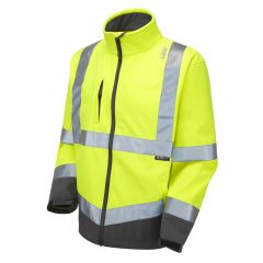 LEO BUCKLAND ISO 20471 Class 3 Softshell Jacket Yellow