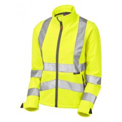 LEO HONEYWELL ISO 20471 Class 2 Women's Softshell Jacket Yellow
