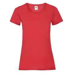 Fruit of the Loom Lady Fit Value Red T-Shirt