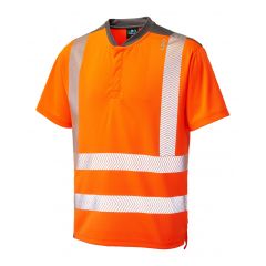 LEO PUTSBOROUGH ISO 20471 Class 2 Performance T-Shirt Orange