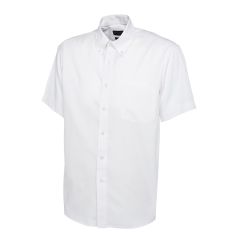 PINPOINT OXFORD SHIRT SHORT SLEEVE WHITE